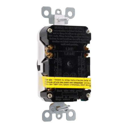 Leviton GFTR1-W 15A 125V Tamper-Resistant Duplex GFCI Receptacle White - Image 6
