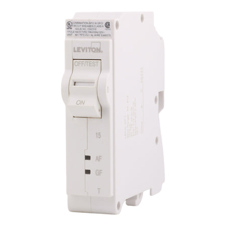 Leviton LB115-DFT 15A 1P 120V AFCI/GFCI Circuit Breaker - Image 4
