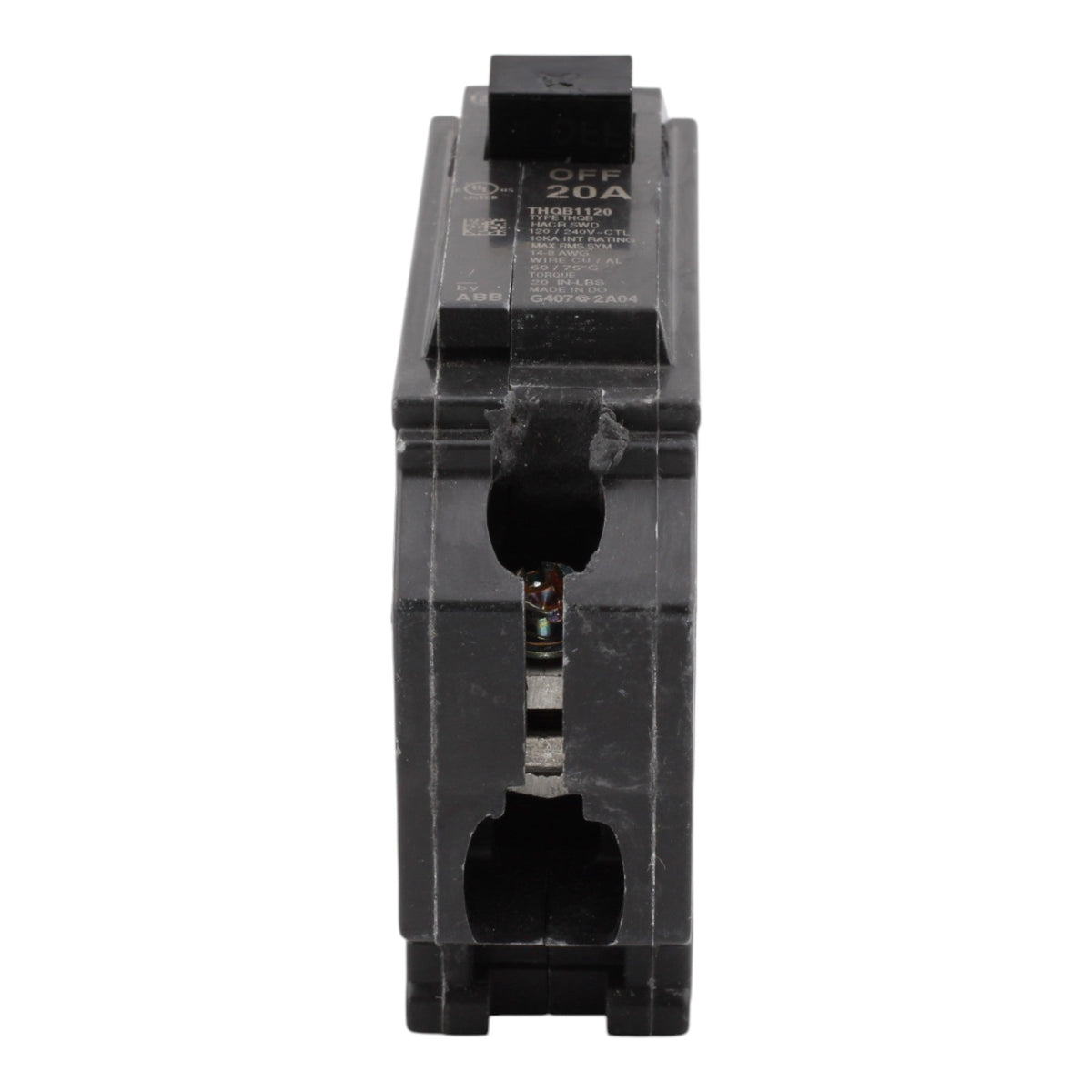 GE THQB1120 20A 1P 120/240V 10kA Circuit Breaker - Image 7