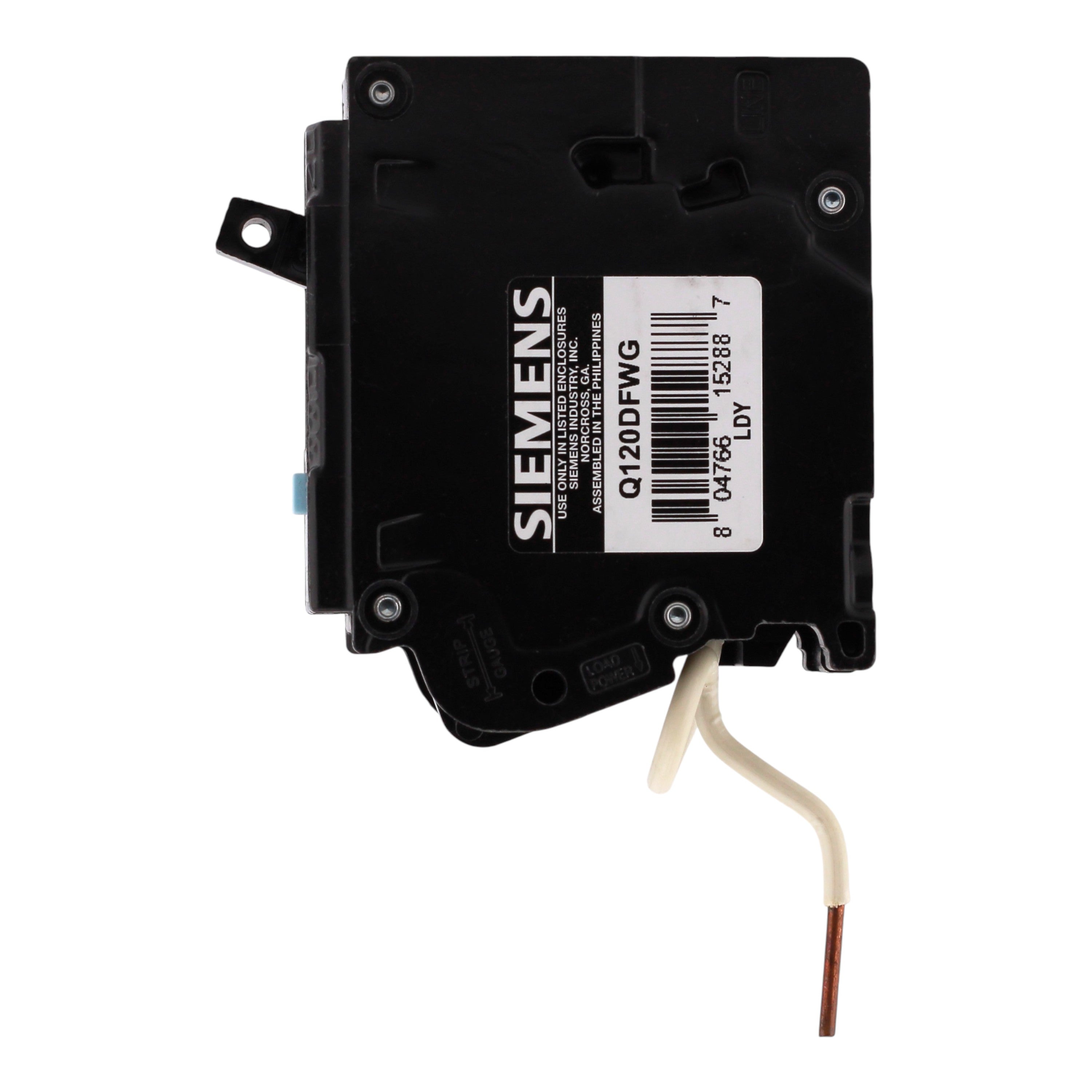 Siemens Q Q120DFWG 20A 1P 120V AFCI/GFCI Short Pigtail Neutral Circuit Breaker - Image 7