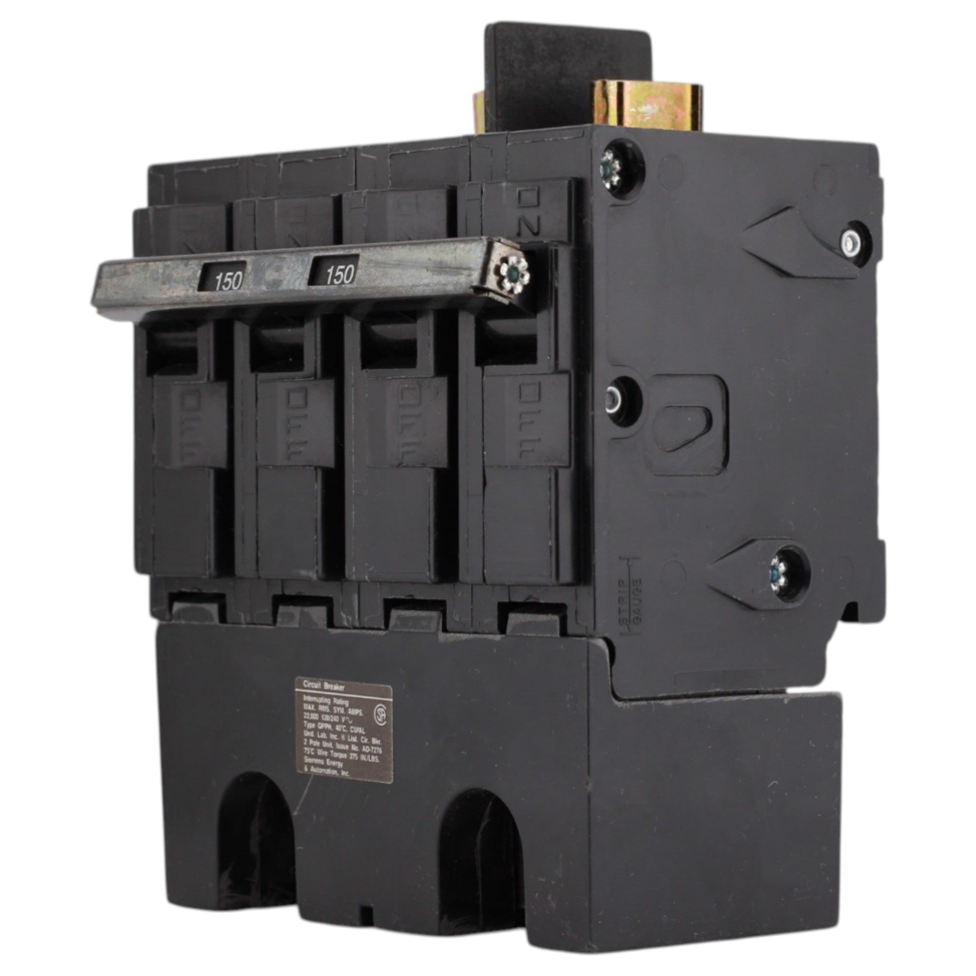 Siemens QP, Q2150BH, 150A, 2P, 120/240V, Thermal Magnetic, Circuit Breaker - Image 6