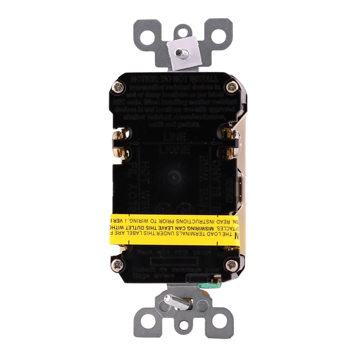 Leviton SmartlockPro, GFNT2-T, 20A, 2P, 125V, Slim GFCI, Non-Tamper Resistant, Outlet - Image 8