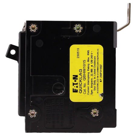 Eaton QBHW, QBHW1015, 15A, 1P, 120/240V, Quicklag, Thermal Magnetic, Bolt-On, Circuit Breaker - Image 4
