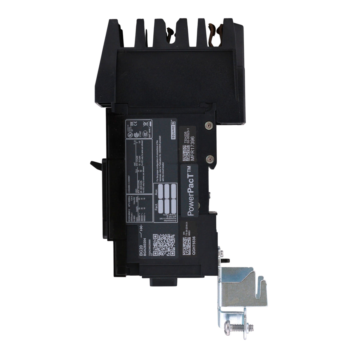 Square D PowerPacT B, BGA260204, 20A, 2P, 600Y/347VAC, Thermal Magnetic, I-Line, Circuit Breaker - Image 7
