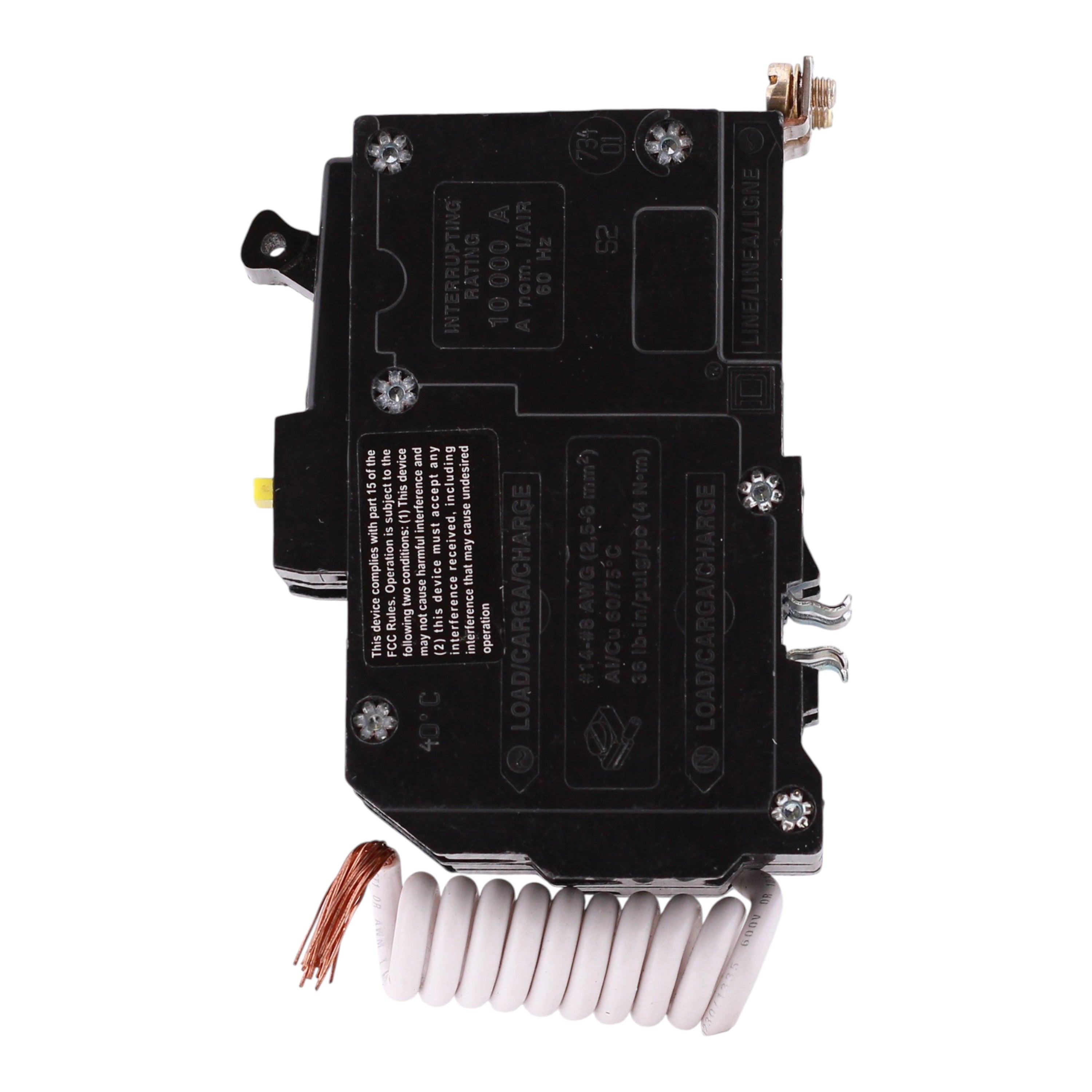 Square D QO, QOB215GFI, 15A, 2P, 120/240V, GFCI, Pigtail Neutral, Circuit Breaker - Image 7