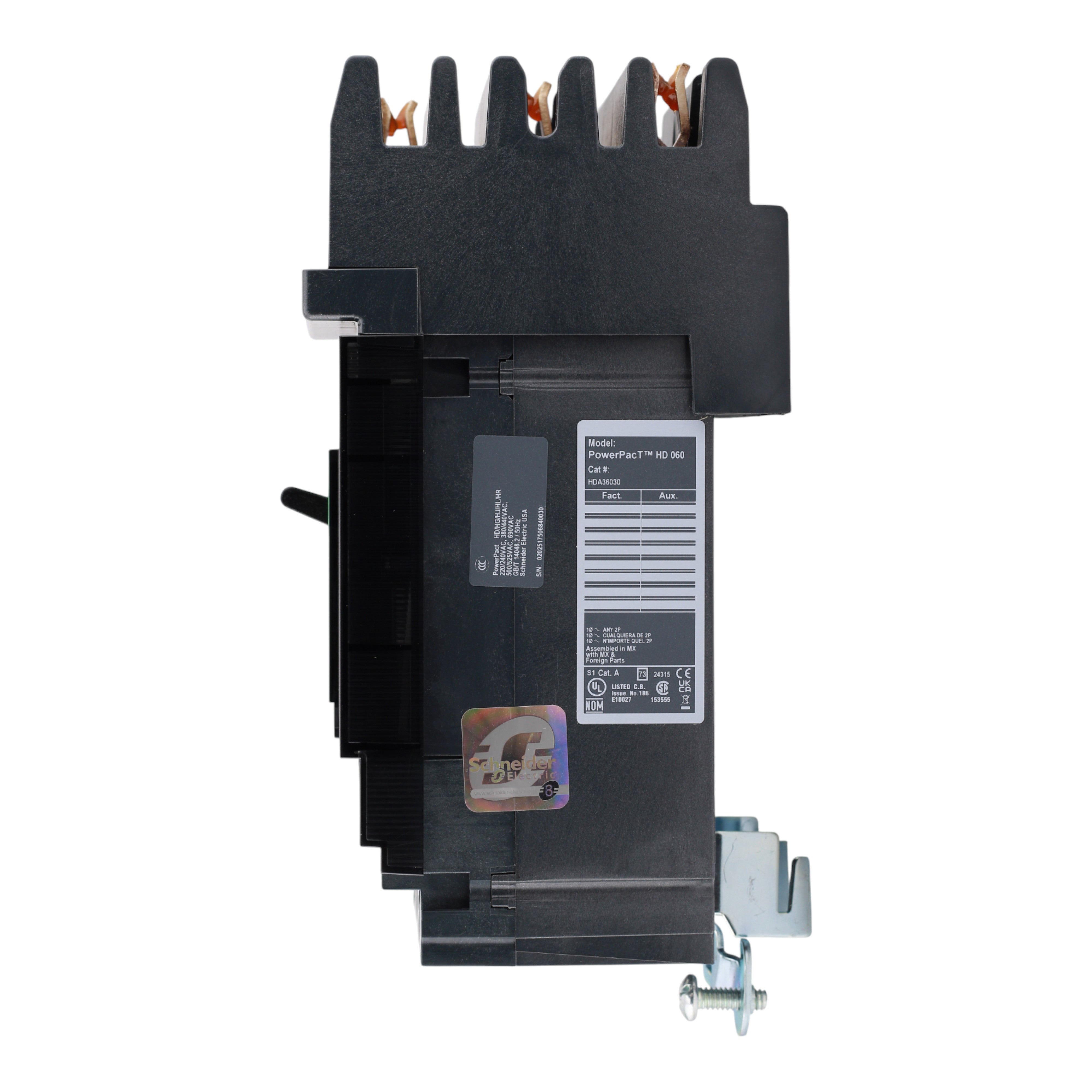 Schneider Electric PowerPacT HDA36030 30A 3P 600V Thermal-Magnetic I-Line Circuit Breaker - Image 8