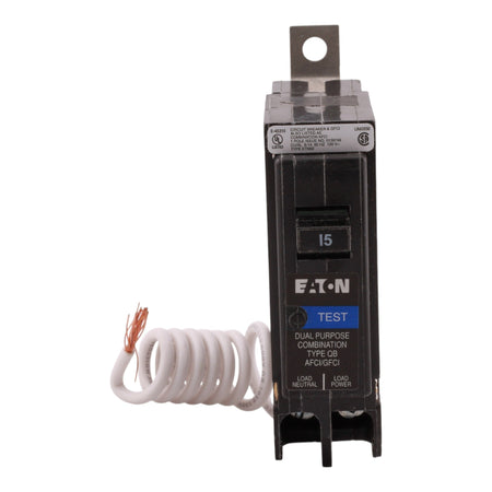 Eaton QB QB1015AFGF 15A 1P 120V AFCI/GFCI Bolt-On Circuit Breaker - Image 2