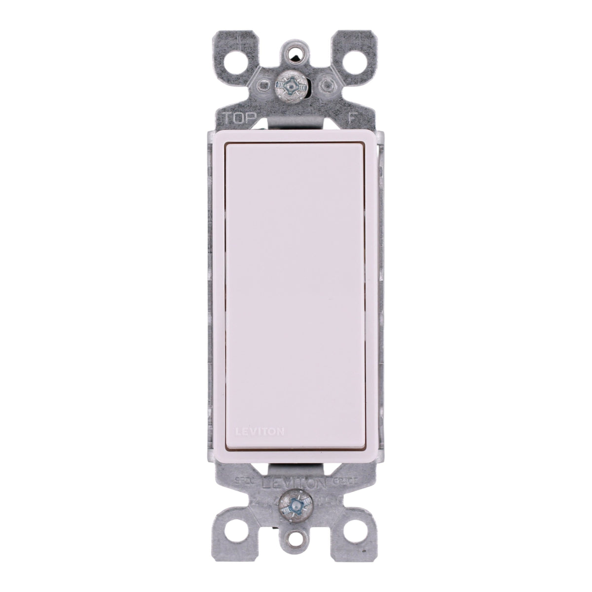 NEW - 10-PACK Leviton Decora, 5603-2W, 15A, 120/277V, 3-Way, AC Quiet Rocker Switch, Grounding, White - Image 5