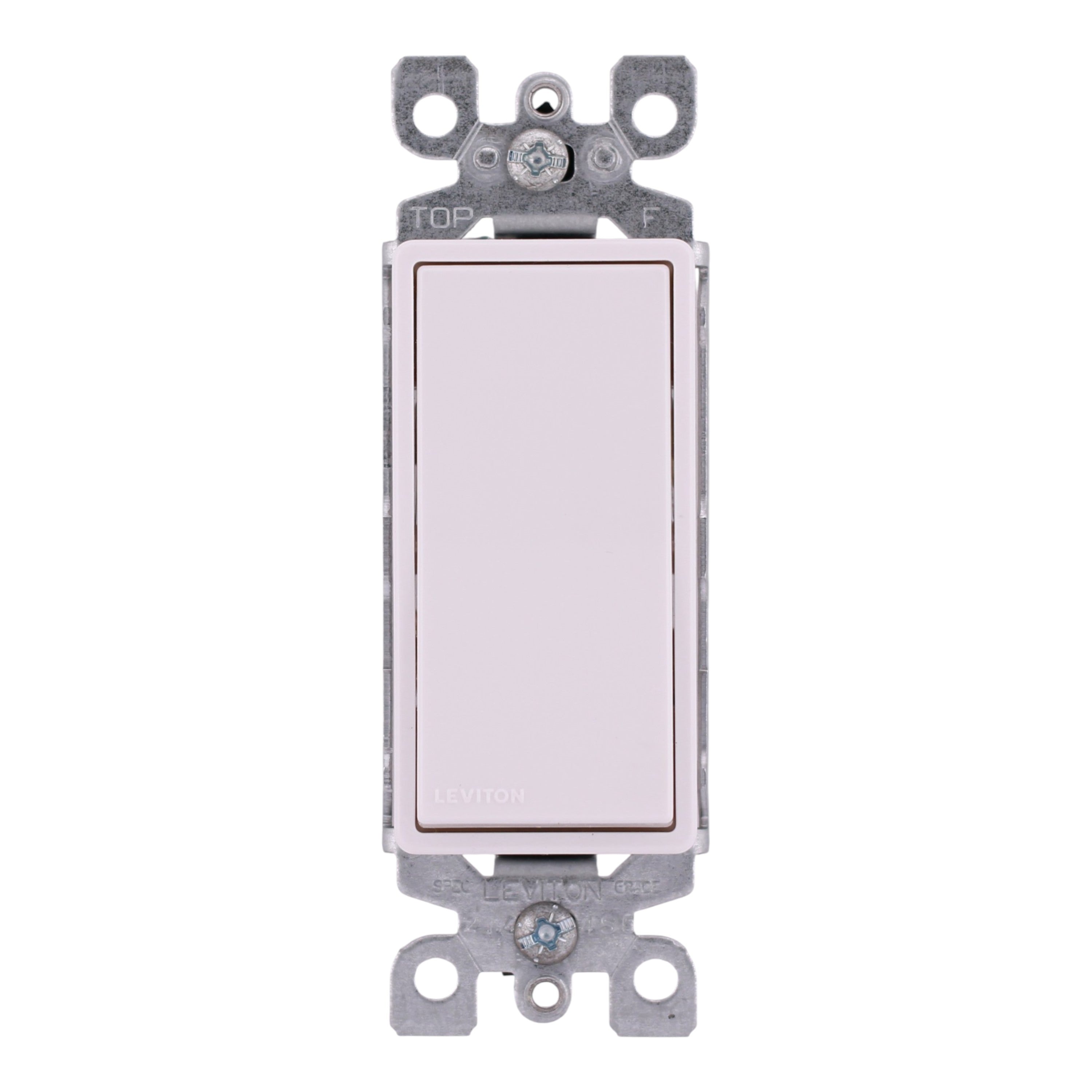 NEW - 10-PACK Leviton Decora, 5603-2W, 15A, 120/277V, 3-Way, AC Quiet Rocker Switch, Grounding, White - Image 5