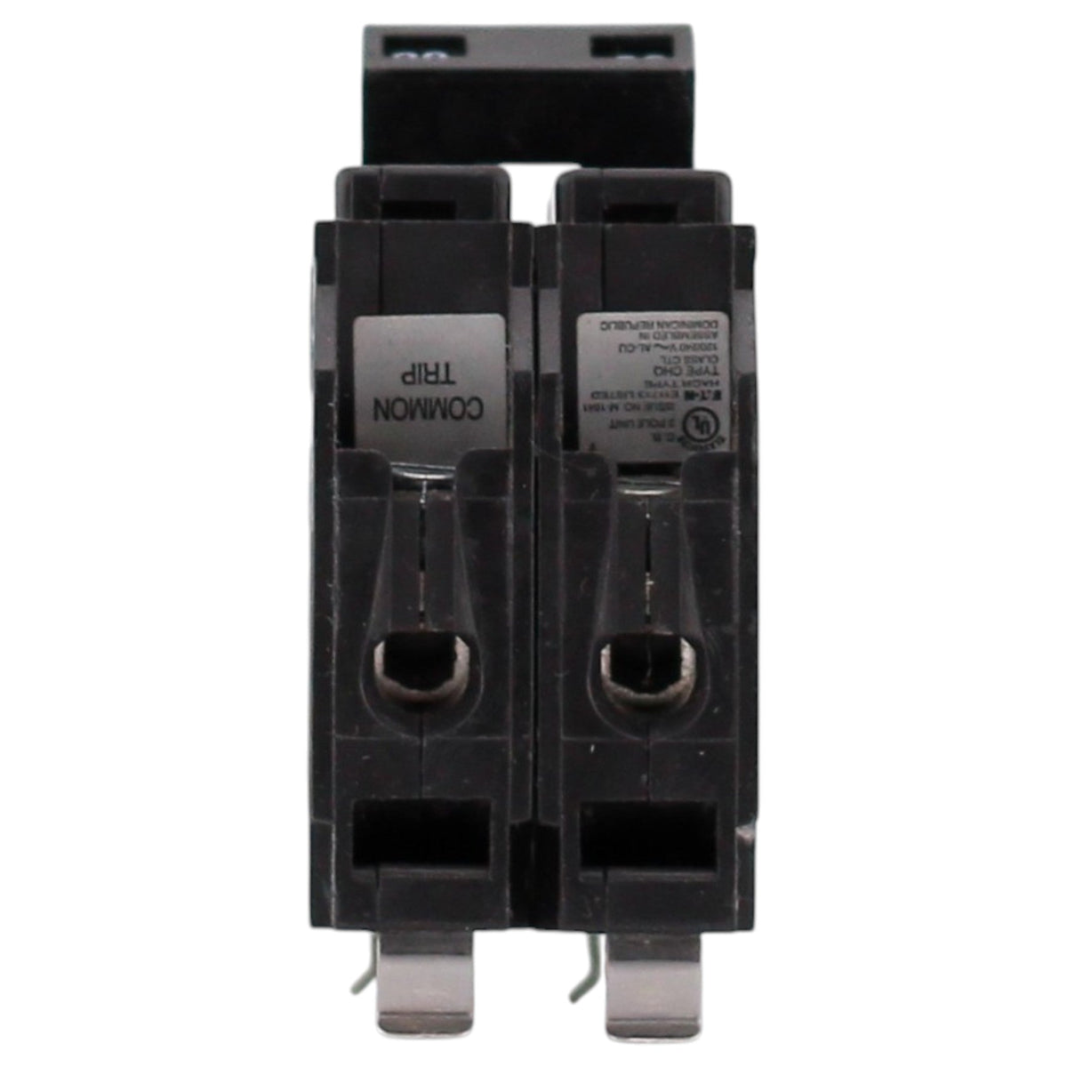 Eaton CHQ, CHQ220, 20A, 2P, 120/240V, Thermal Magnetic, Plug-In, Classified Replacement, Circuit Breaker - Image 6