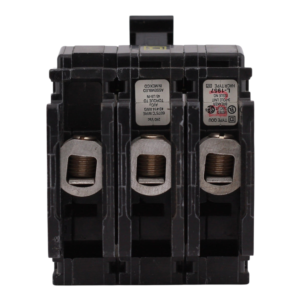 Square D QOU, QOU325, 25A, 3P, 240V, Thermal Magnetic, Unit Mount, Circuit Breaker - Image 9