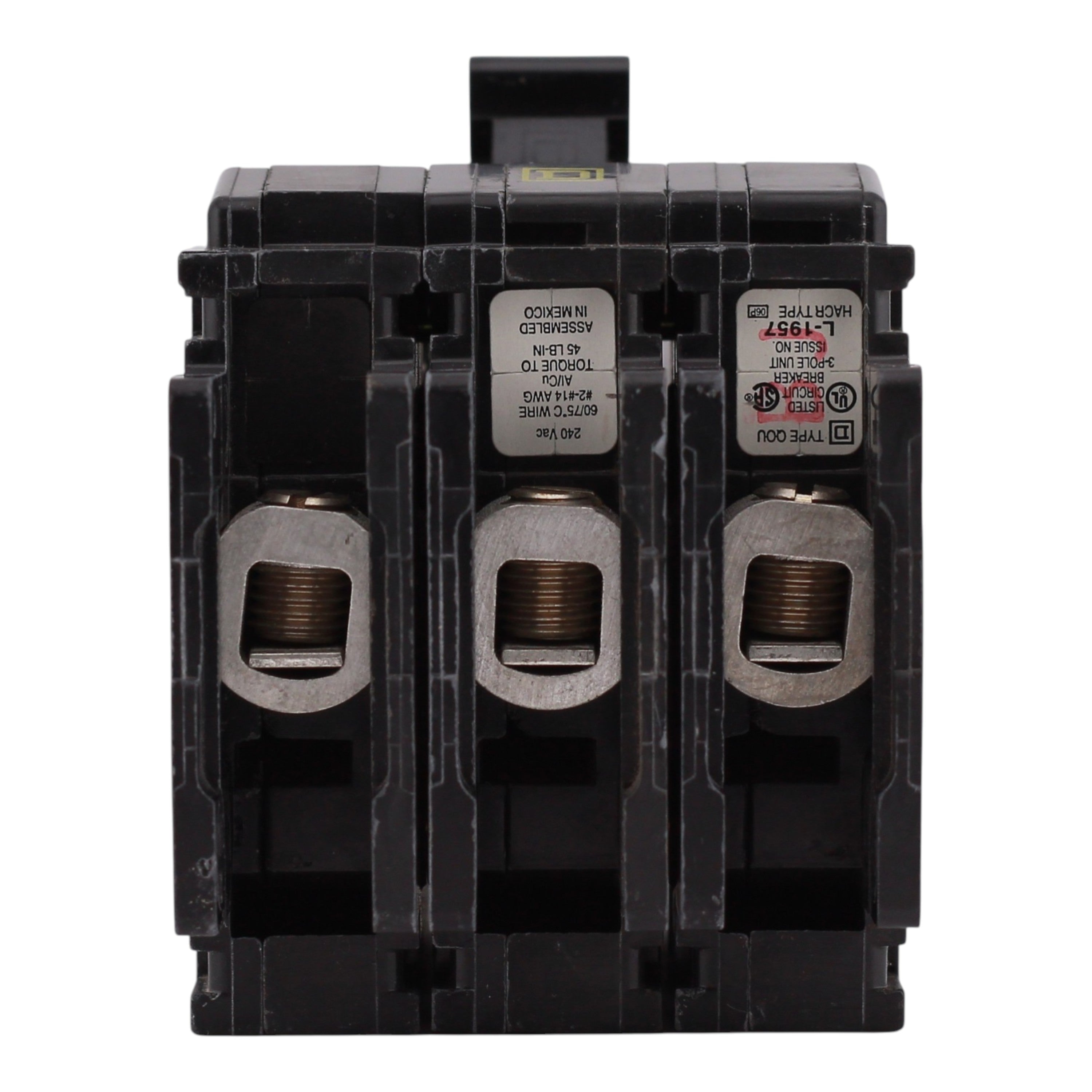 Square D QOU, QOU325, 25A, 3P, 240V, Thermal Magnetic, Unit Mount, Circuit Breaker - Image 9