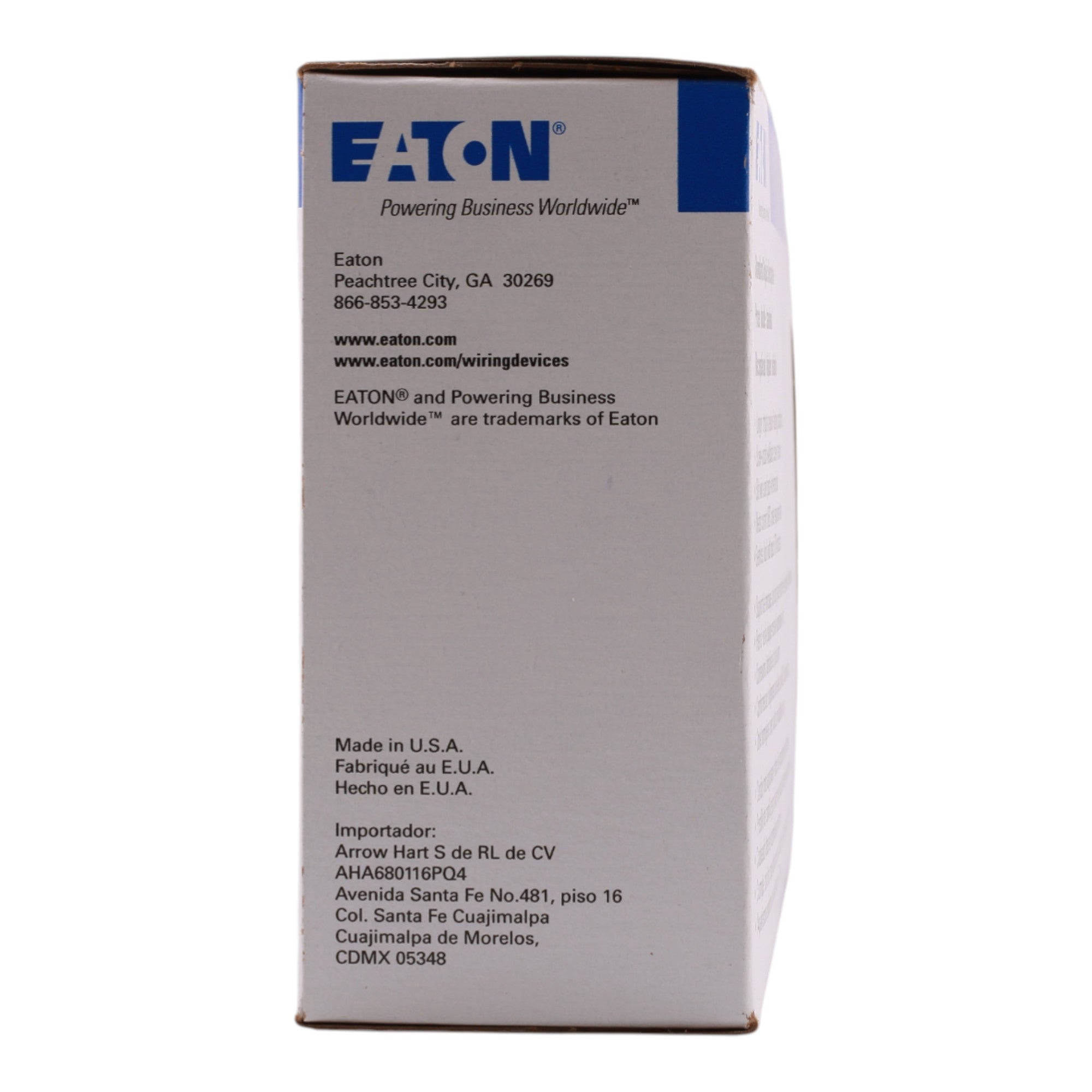 Eaton PACK-10 TR270W-BOX 15A 2P 125V Tamper Resistant Duplex Receptacle White - Image 4