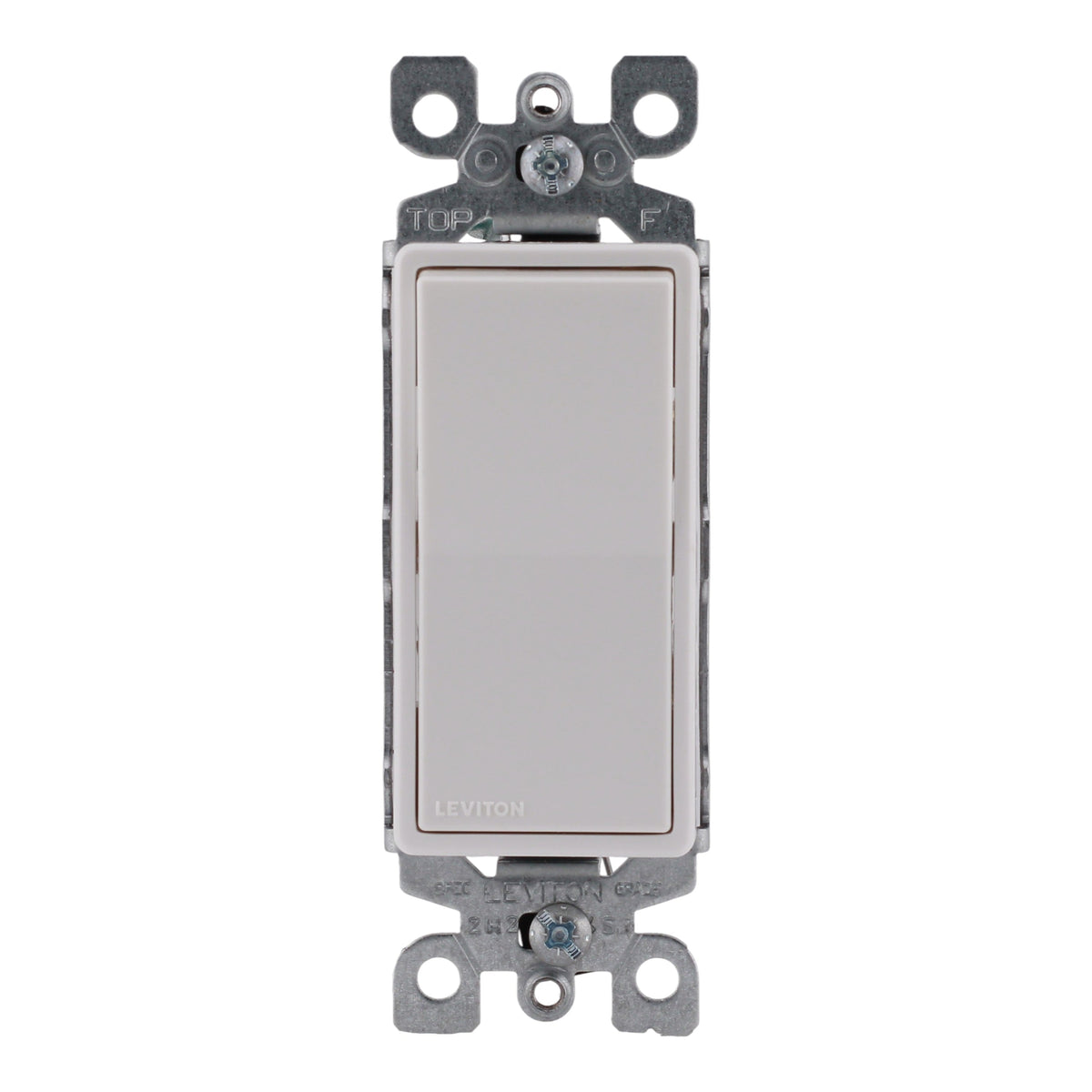 Leviton Decora PACK-10 5601-2W 15A Single-Pole 120/277V Grounding Rocker Switch White - Image 4