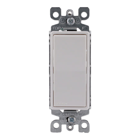 Leviton Decora PACK-10 5601-2W 15A Single-Pole 120/277V Grounding Rocker Switch White - Image 4