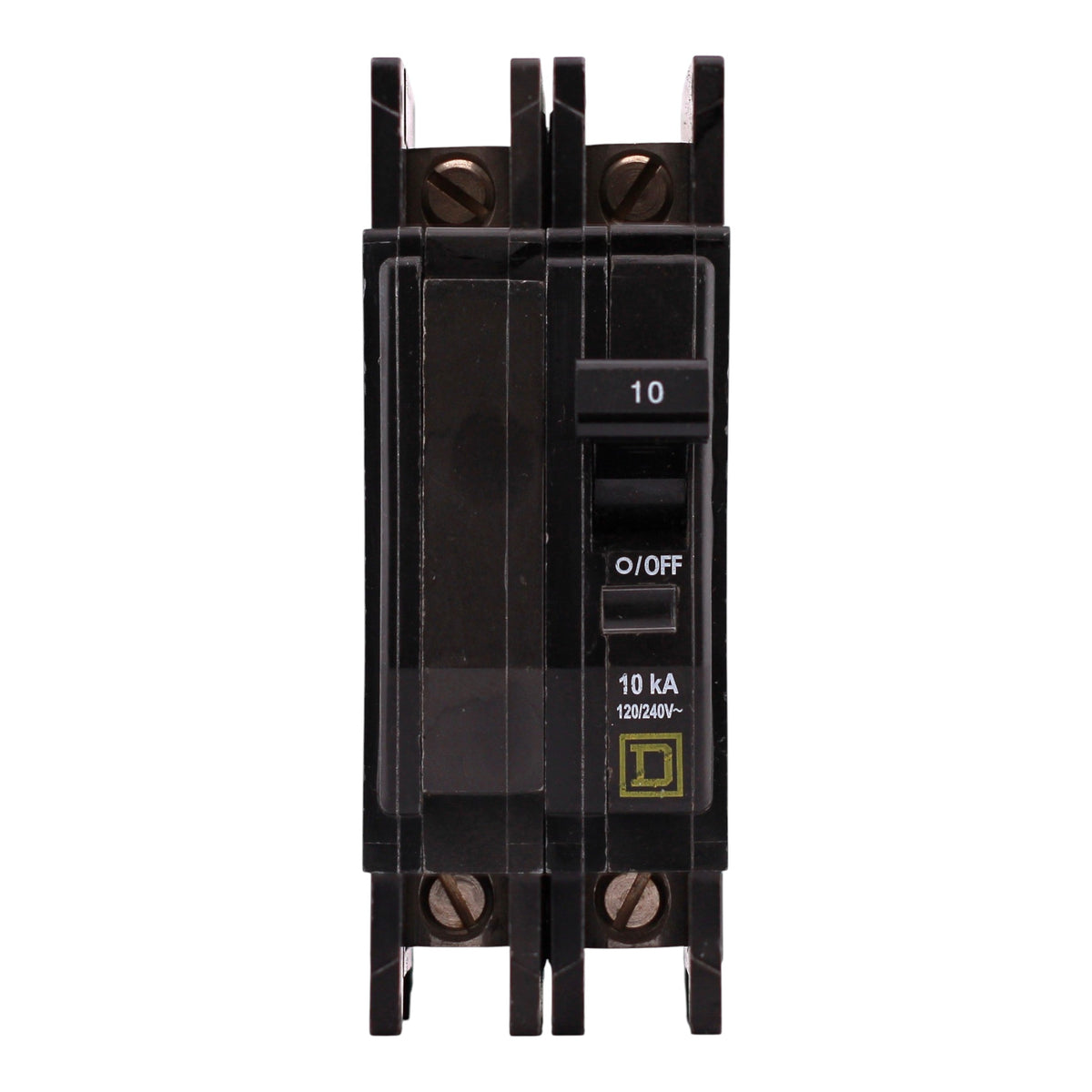 Square D QOU, QOU210, 10A, 2P, 120/240VAC, Unit Mount, Miniature Circuit Breaker - Image 4