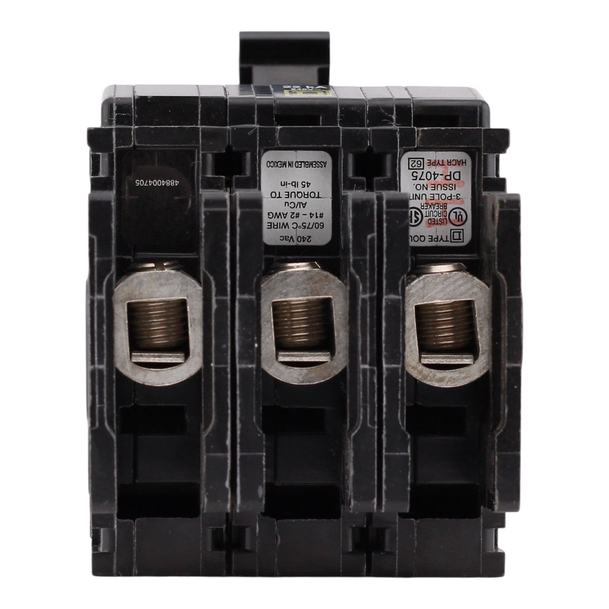 Square D QOU, QOU320VH, 20A, 3P, 240V, 22kA, Circuit Breaker - Image 8