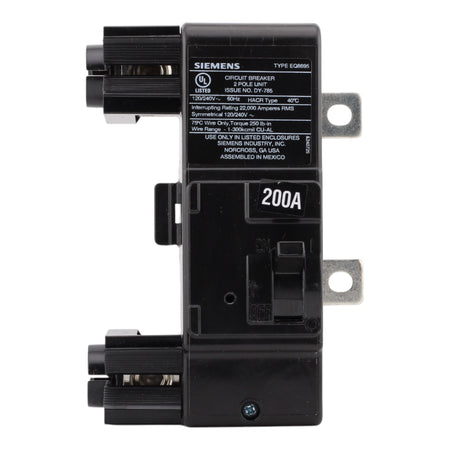 Siemens EQ8695 200A 120/240V 1P Main Breaker, Load Center Conversion Kit, 22kA AIR - Image 2