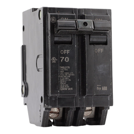 GE Q-Line, THQL2170, 70A, 2P, 120/240V, Thermal Magnetic, Circuit Breaker