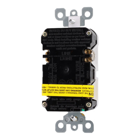 Leviton GFTR1-W 15A 125V Tamper-Resistant Duplex GFCI Receptacle White - Image 7