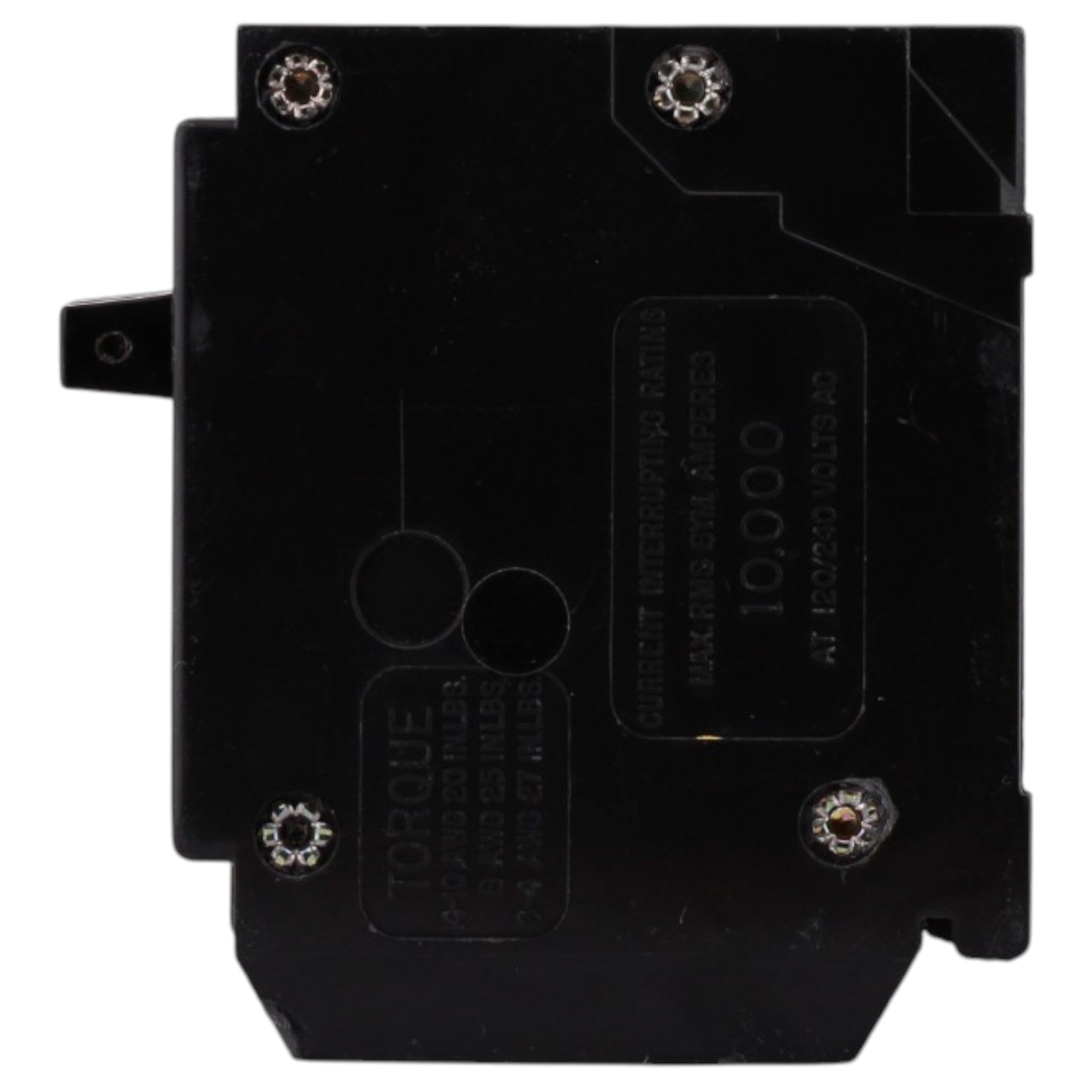 Thomas & Betts TBBQ, TBBQ2402120, 20A/40A, 4P, 120/240V, 10kAIC, CTL Quadplex, Plug-On, Circuit Breaker - Image 4