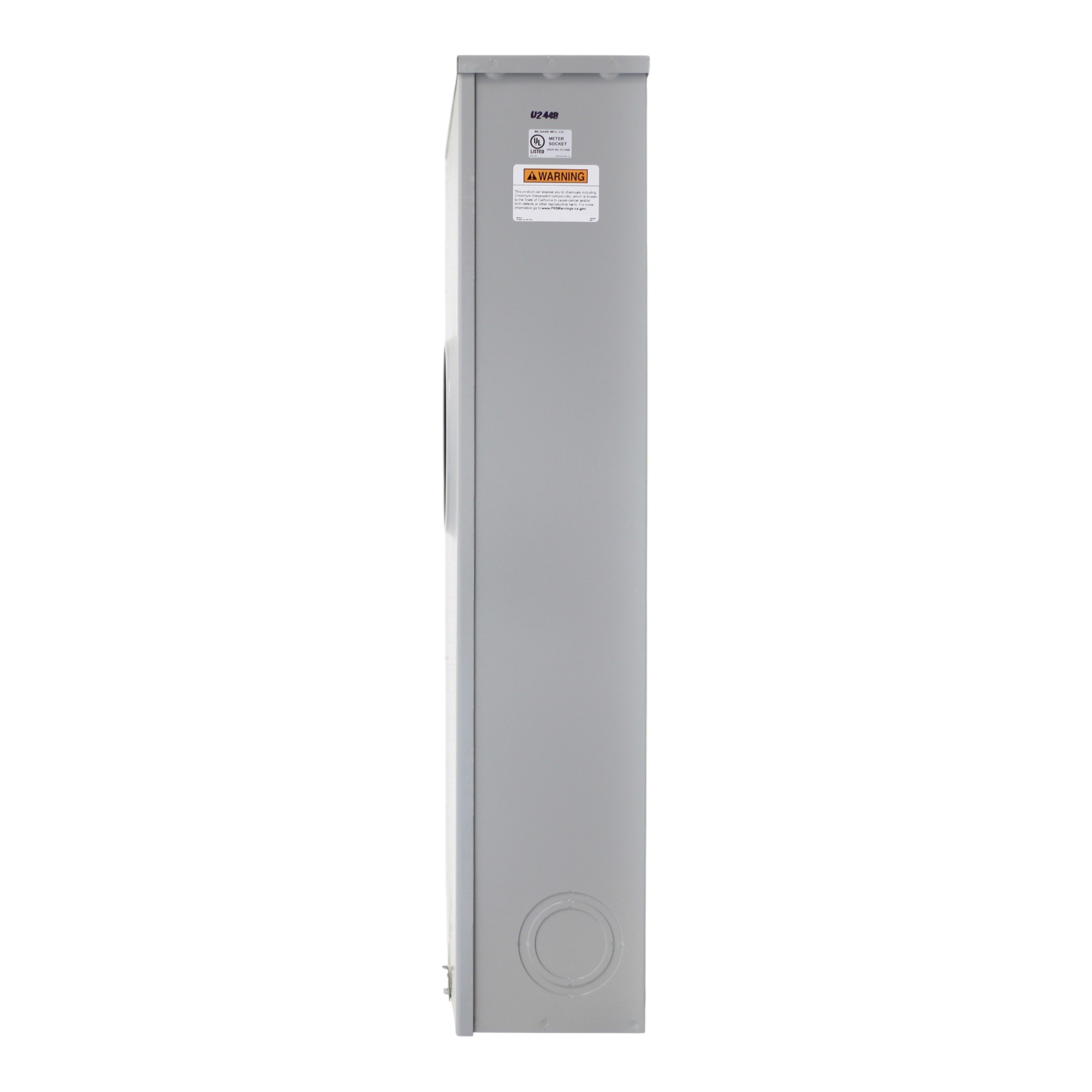 Milbank, U2448-X, 320A, 600VAC, 4-Terminal, Ringless, Lever Bypass, Meter Socket - Image 8