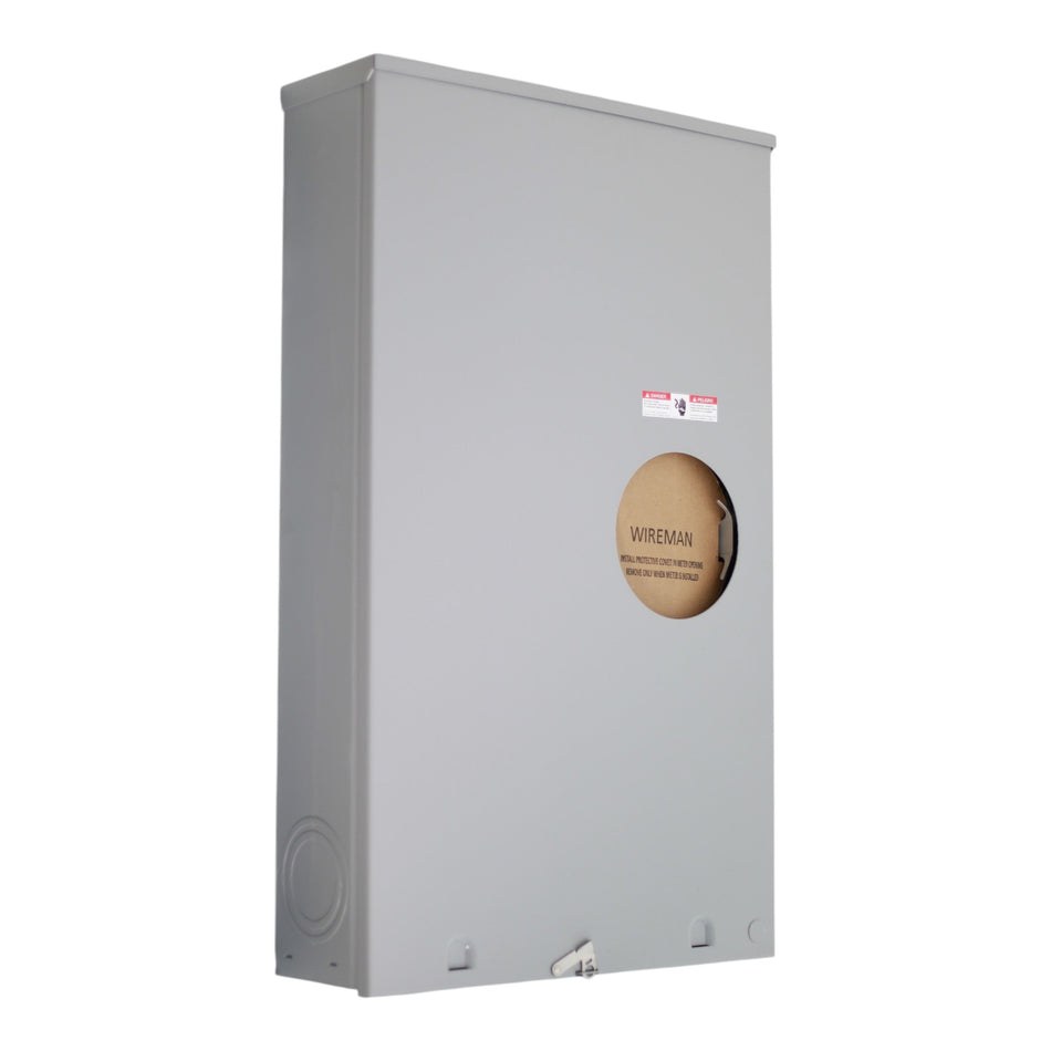 Siemens TALON, 48707-02, 320A, 3PH, 600V, Ringless, Lever Bypass, Meter Socket