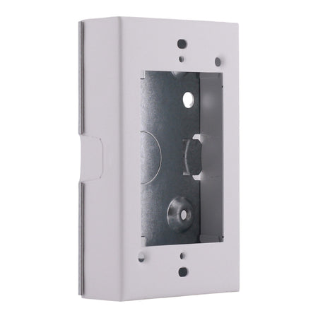 Wiremold, 500/700 Series, 5748SWH, 1-Gang, Shallow, Steel, Raceway Device Box, White