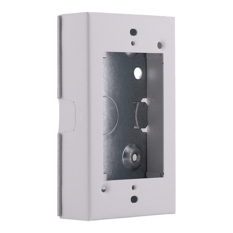 Wiremold, 500/700 Series, 5748SWH, 1-Gang, Shallow, Steel, Raceway Device Box, White
