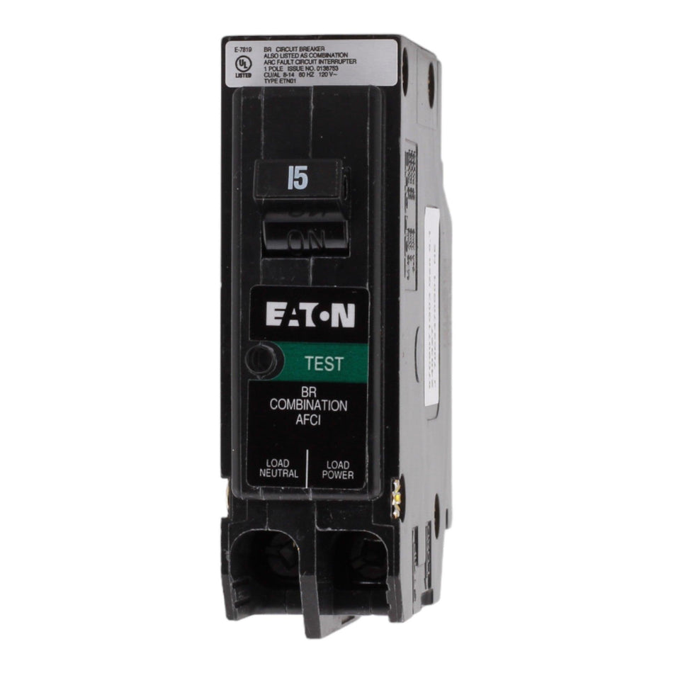 Eaton BR BRP115AF 15A 1P 120V AFCI Plug on Neutral Circuit Breaker - Image 2