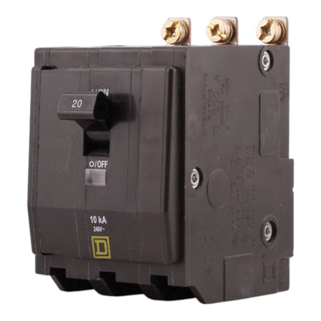 Square D QO QOB320 20A 3P 120/240V Standard Bolt-On Circuit Breaker - Image 2