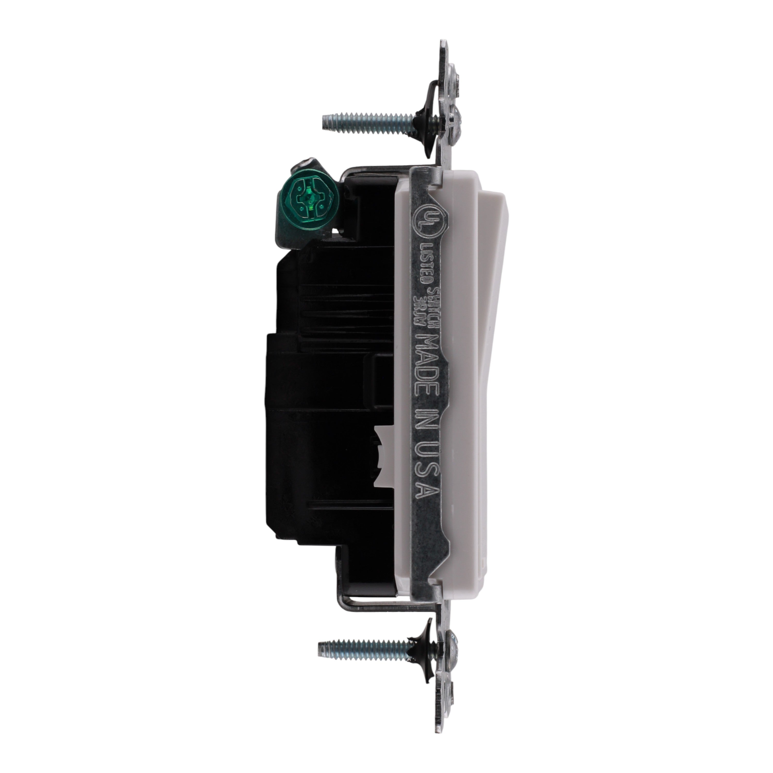 Leviton Decora PACK-10 5601-2W 15A Single-Pole 120/277V Grounding Rocker Switch White - Image 5