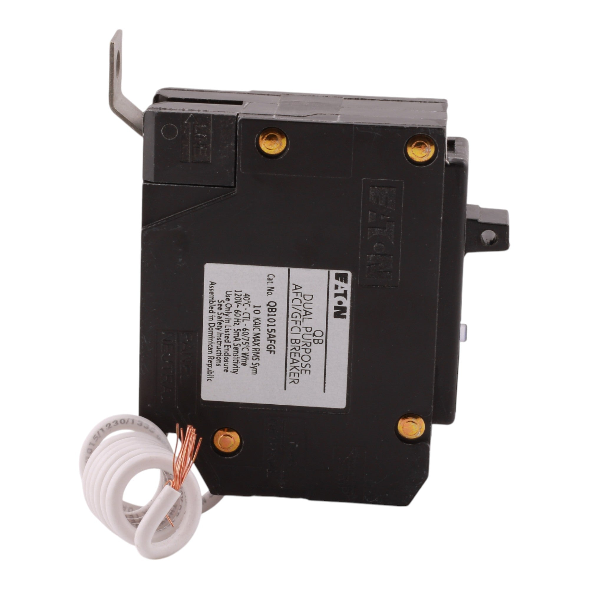 Eaton QB QB1015AFGF 15A 1P 120V AFCI/GFCI Bolt-On Circuit Breaker - Image 3