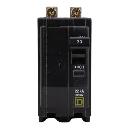 Square D QOB230VH, 30A, 120/240V, 2-Pole, Bolt-On Circuit Breaker, Standard Trip, for Square D Load Centers - Image 2
