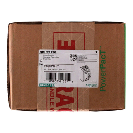 Square D PowerPacT Q, QBL22150, 150A, 2P, 240V, Thermal Magnetic, Circuit Breaker - Image 3
