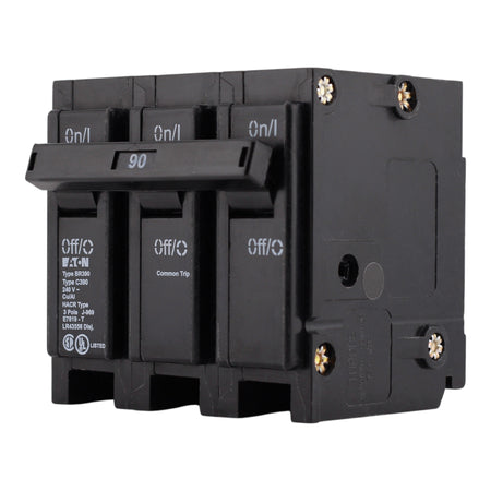 Eaton BR, BR390, 90A, 3P, 240V, Thermal Magnetic, Circuit Breaker - Image 2