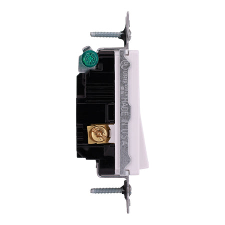 NEW - 10-PACK Leviton Decora, 5603-2W, 15A, 120/277V, 3-Way, AC Quiet Rocker Switch, Grounding, White - Image 6