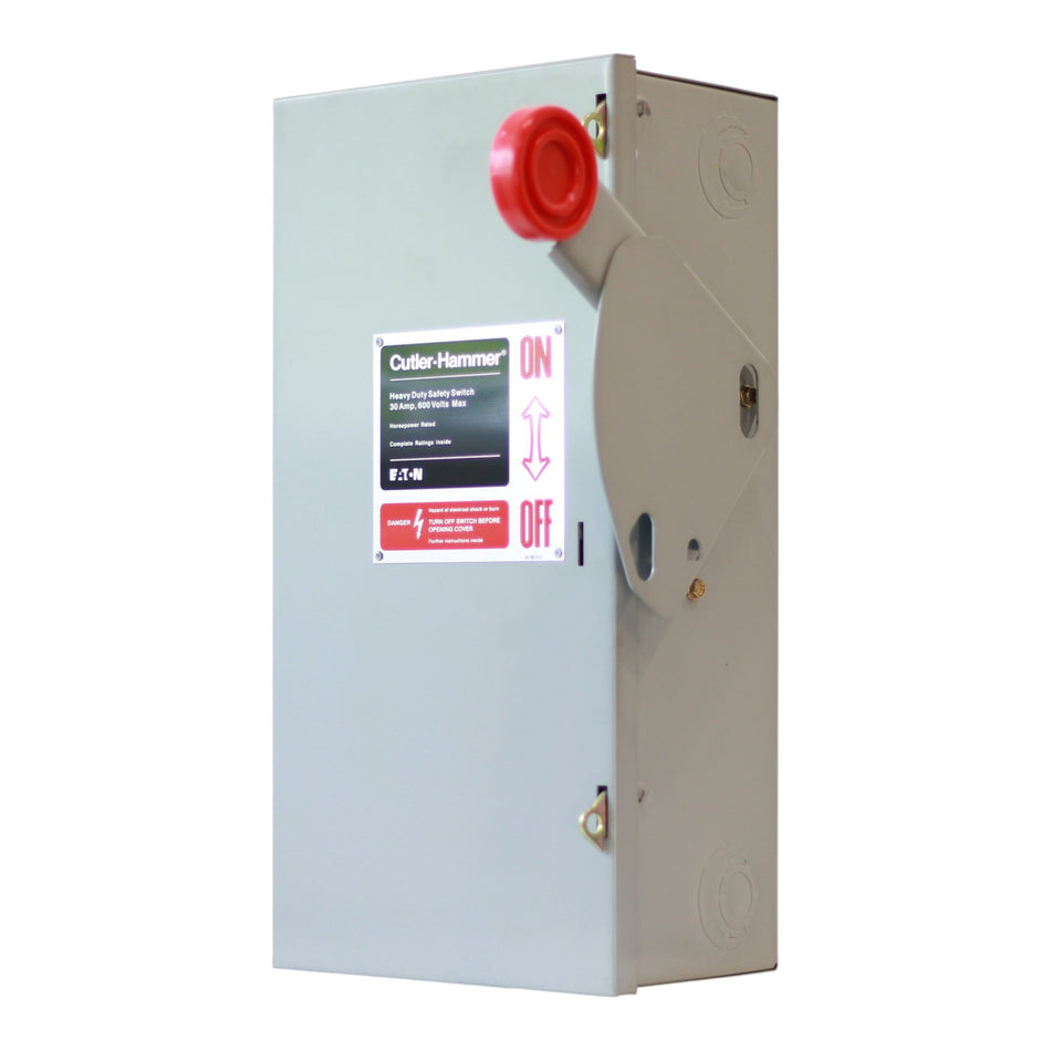 Eaton DH, DH261FGK, 30A, 2P, 600V, Fusible, Class H, NEMA 1, Heavy Duty Safety Switch - Image 2