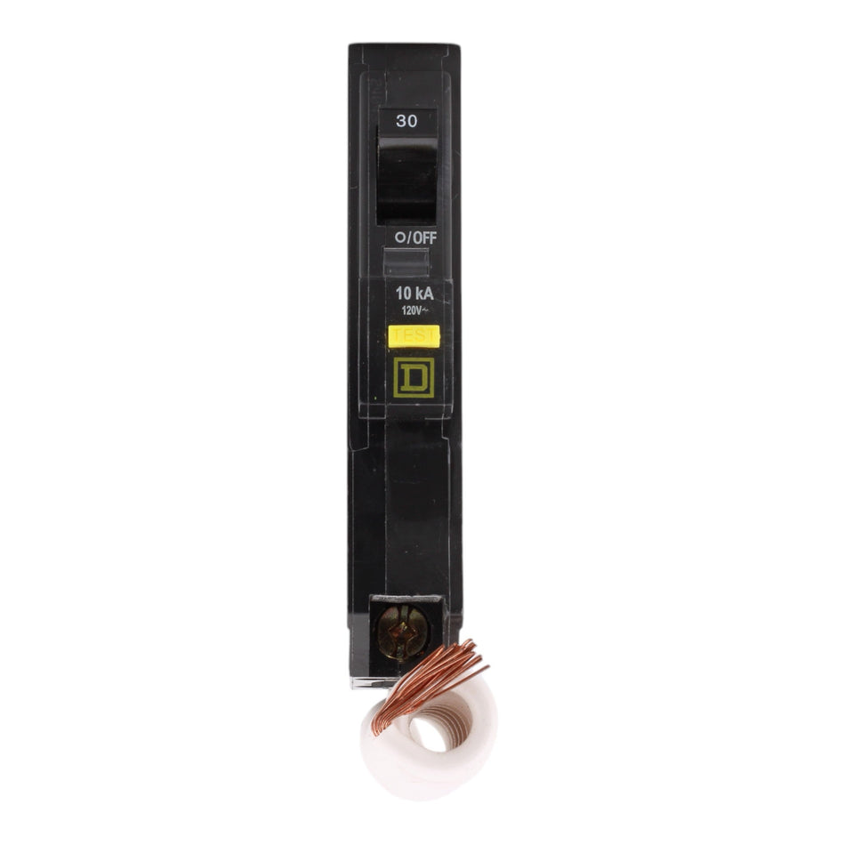 Square D QO130GFI, 30A, 120V, 1-Pole GFCI Circuit Breaker, Plug-In, for QO Load Centers - Image 2