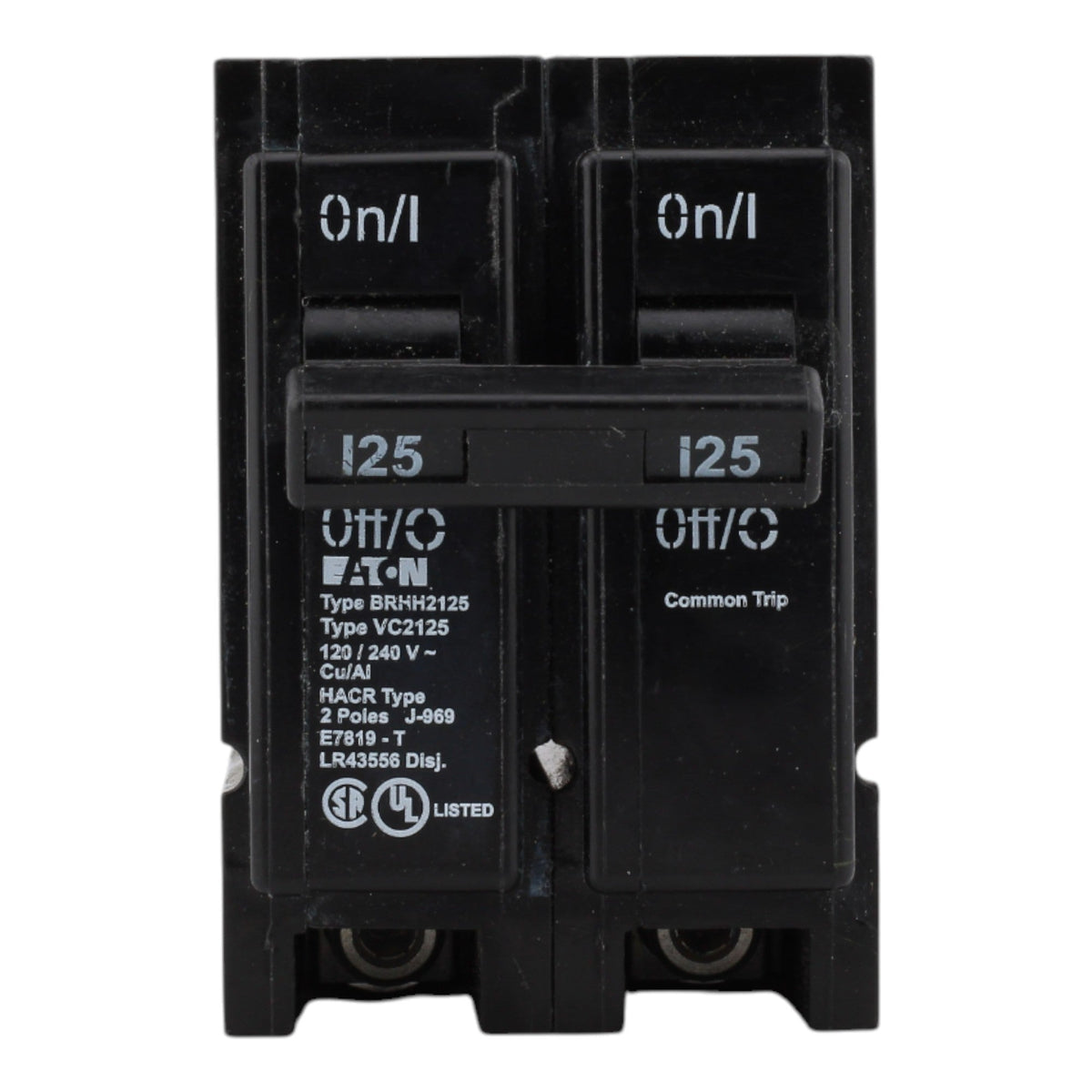 Eaton BR BRHH2125 125A 2P 120/240V Circuit Breaker - Image 2