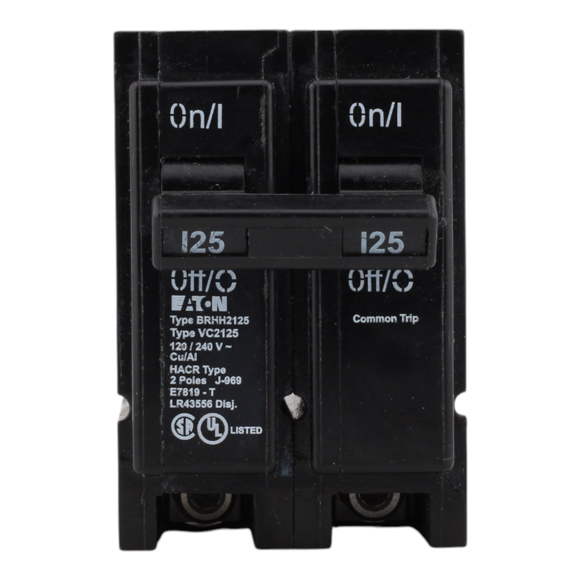 Eaton BR BRHH2125 125A 2P 120/240V Circuit Breaker - Image 2