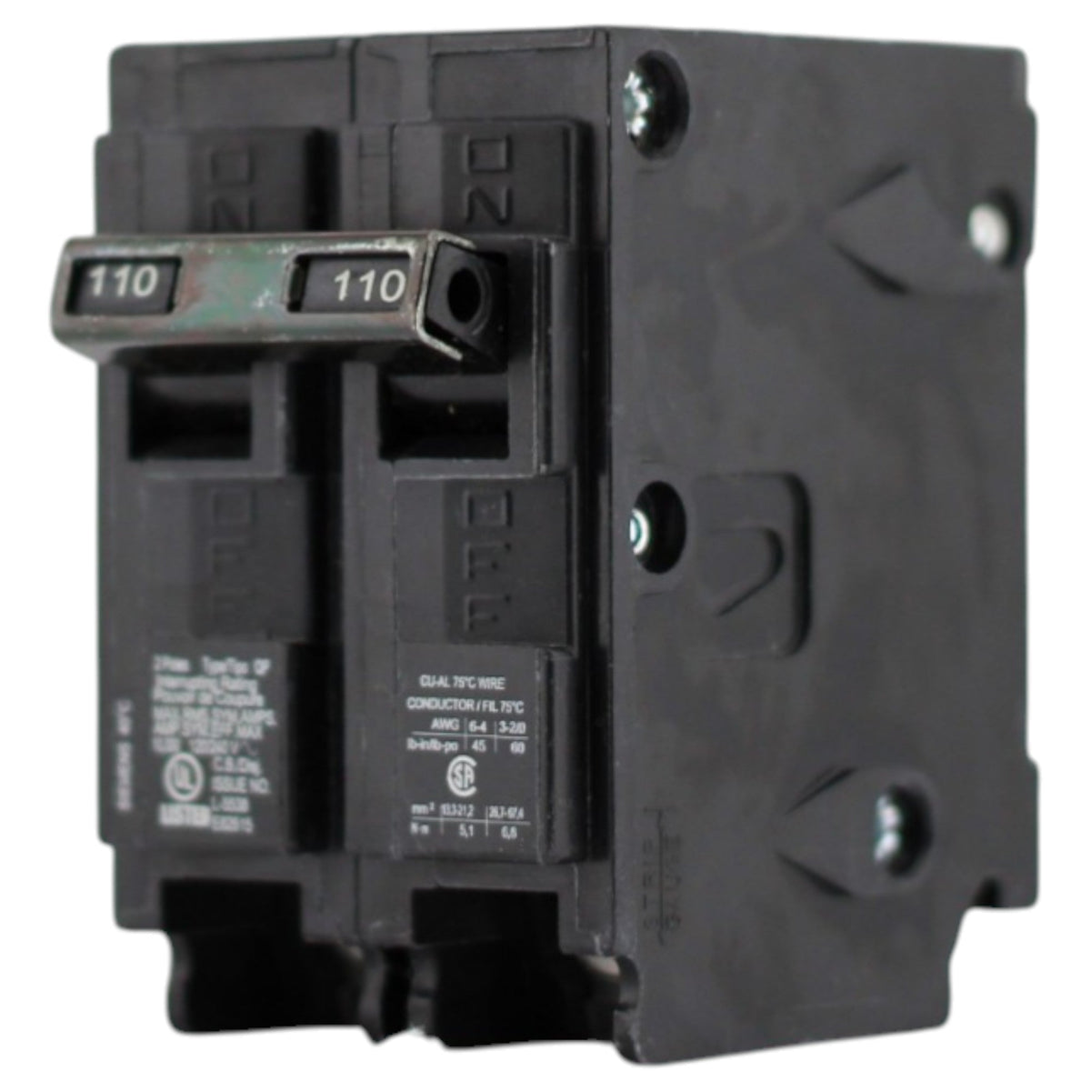 Siemens QP, Q2110, 110A, 2P, 120/240V, Thermal Magnetic, Plug-In, Circuit Breaker - Image 3