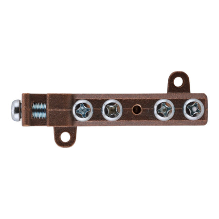 NSI Polaris, GBIBZ-126-4414-WC, 4-Circuit, 2-6 AWG Main, 4-14 AWG Taps, Bronze, Intersystem Bonding Connector with Cover - Image 6