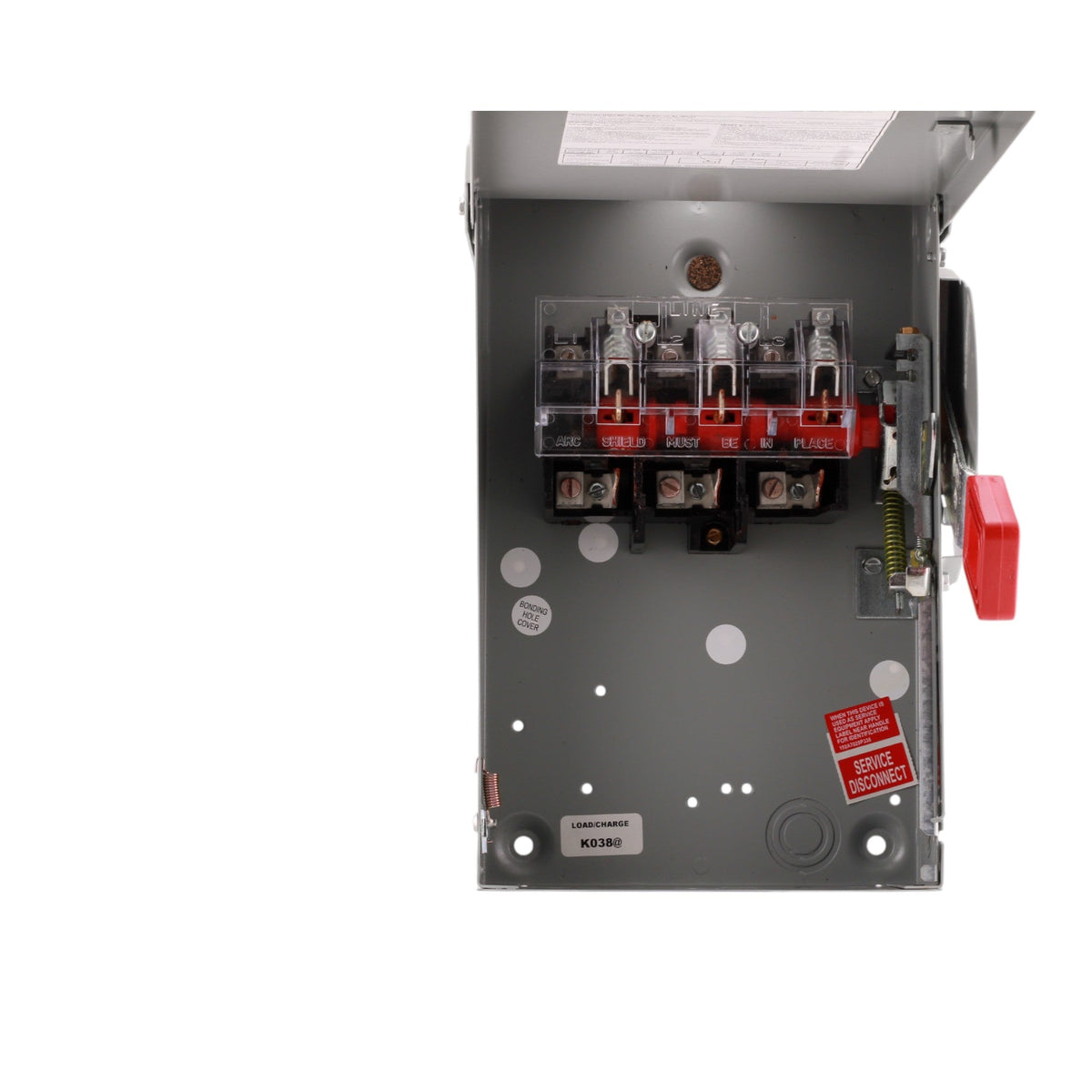 ABB Spec-Setter THN3361R 30A 3P 600V Heavy Duty NEMA 3R Non-Fused Safety Switch - Image 5
