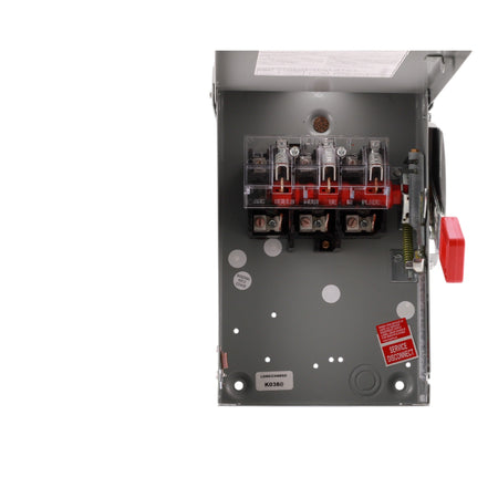 ABB Spec-Setter THN3361R 30A 3P 600V Heavy Duty NEMA 3R Non-Fused Safety Switch - Image 5