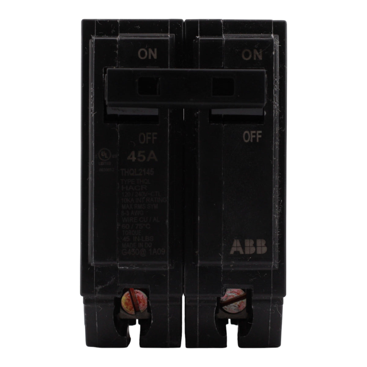 GE Q-Line, THQL2145, 45A, 2P, 120/240V, Thermal Magnetic, Circuit Breaker - Image 3