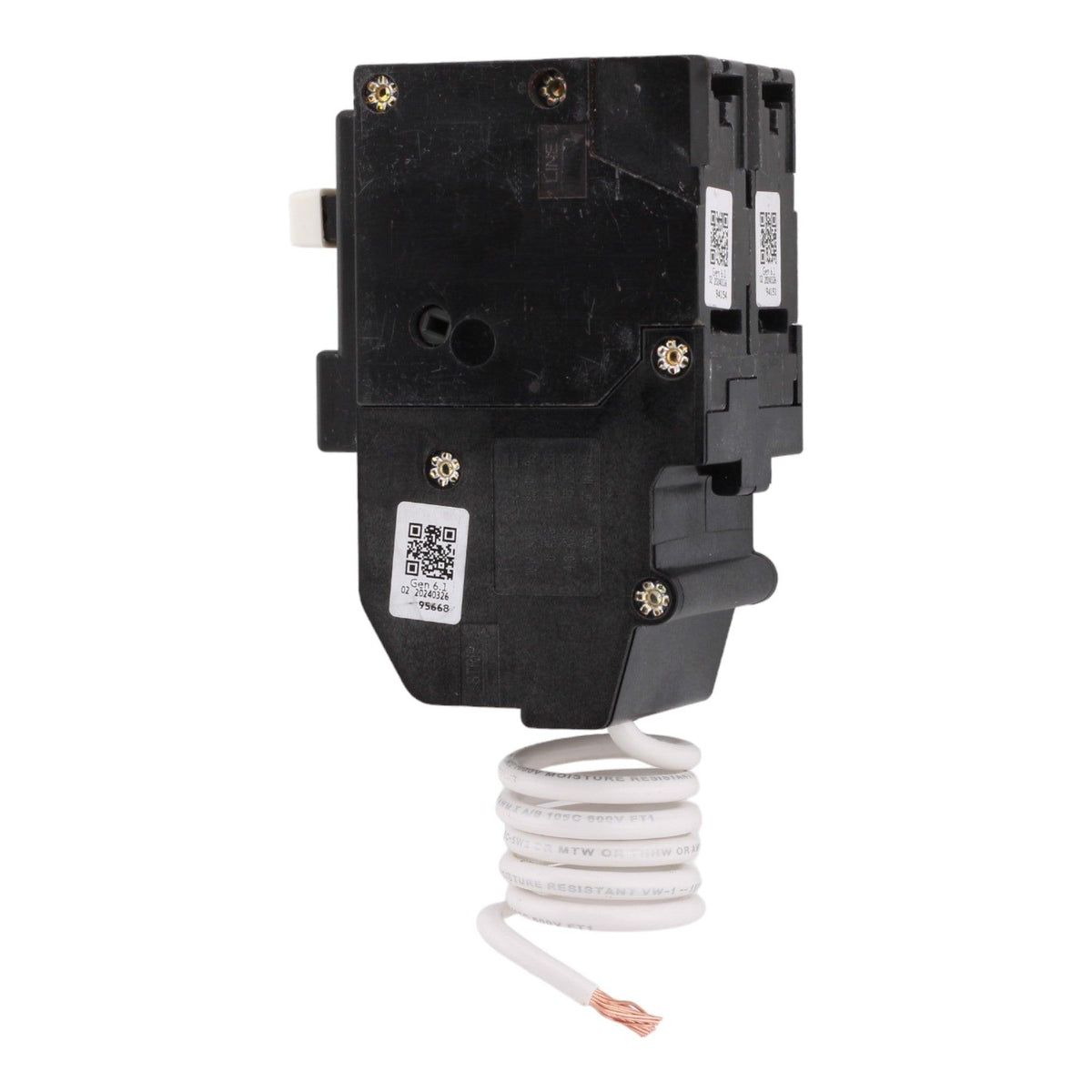 Eaton BRN250GF 50 Amp Double Pole 240V Pigtail-Neutral GFCI Ground Fault Circuit Breaker UL - Image 4
