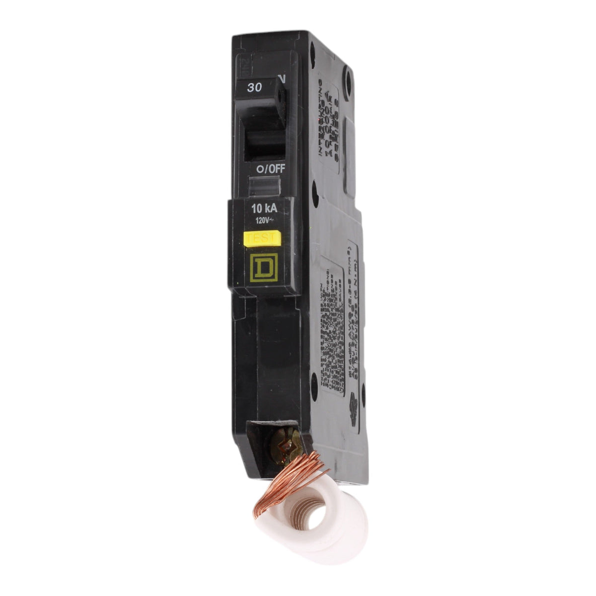 Square D QO130GFI, 30A, 120V, 1-Pole GFCI Circuit Breaker, Plug-In, for QO Load Centers - Image 3