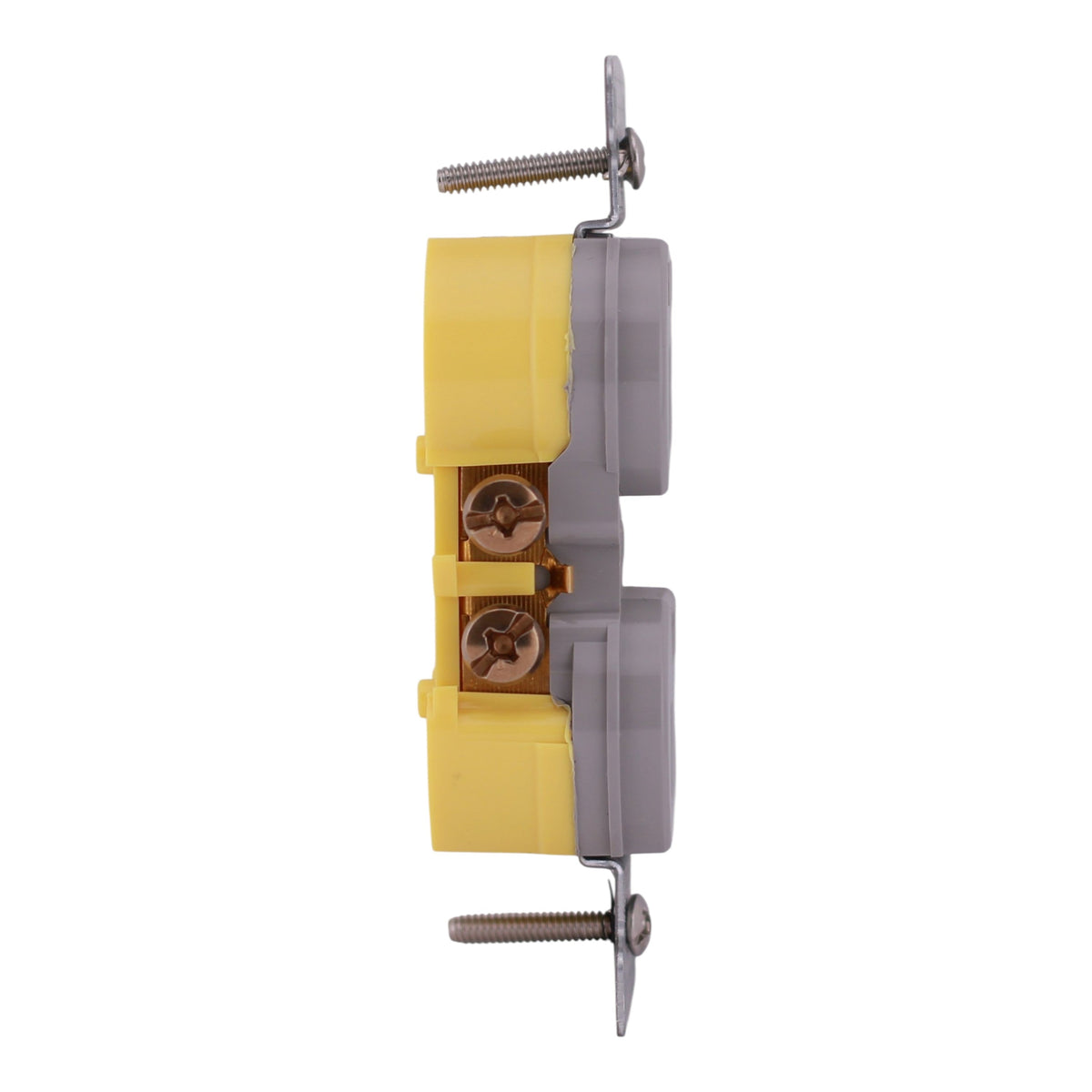 Hubbell TradeSelect, RR15SGYWRTR, 15A, 125V, 2P, TR/WR, Duplex Receptacle, Gray - Image 5