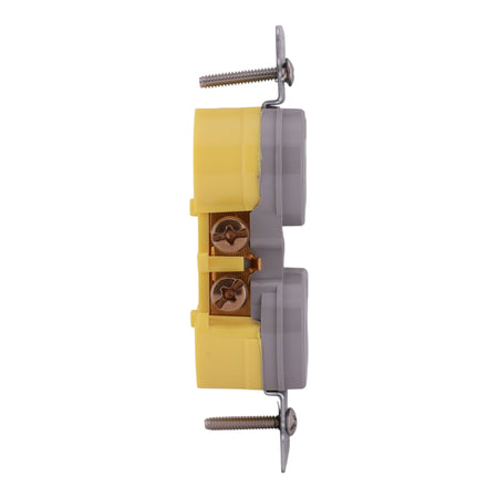 Hubbell TradeSelect, RR15SGYWRTR, 15A, 125V, 2P, TR/WR, Duplex Receptacle, Gray - Image 5